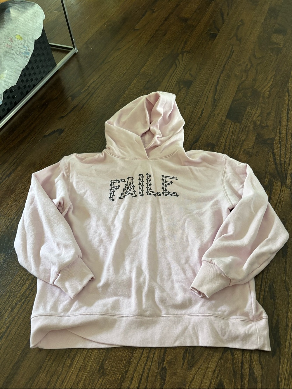 Uniqlo Light Pink Pullover Hoodie with UT Tag